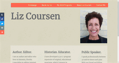 Desktop Screenshot of lizcoursen.com